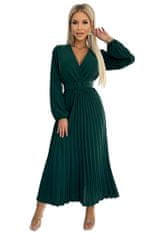 Numoco Dámské áčkové šaty Viviana zelená One size
