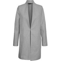 Vero Moda Dámský kabát VMDAFNE Regular Fit 10300265 Light Grey Melange (Velikost L)