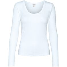 Vero Moda Dámské triko VMIRWINA Tight Fit 10300894 Bright White (Velikost XL)