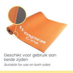 LEBULA Wonder Core - Twin Color Yoga Mat - oranžová/šedá
