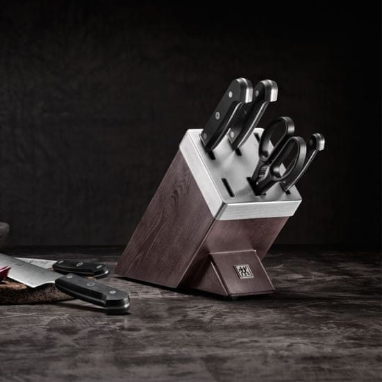 Zwilling Samoostřící blok s noži a nůžkami Gourmet, 7 ks Zwilling