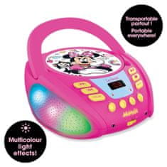 Lexibook Svítící Bluetooth CD přehrávač Myška Minnie