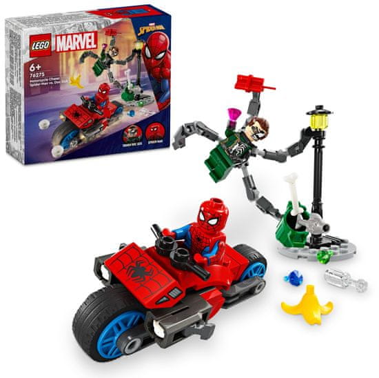 LEGO Marvel 76275 Honička na motorce: Spider-Man vs. Doc Ock