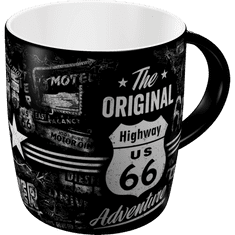 NOSTALGIC-ART Retro Hrnek Route 66 The Original Adventure 330 ml