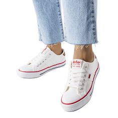 Lee Cooper Bílé tenisky LCW-22-31-0862L velikost 41