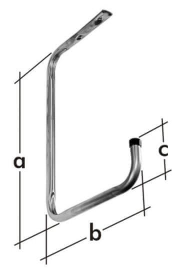 STREFA Držák do garáže stropní 390x260x90mm / balení 1 ks