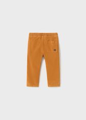 MAYORAL chlapecké oranžovo-hnědé kalhoty, elastický pas s nastavitelnou šňůrkou Velikost: 9/74