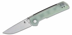 Kizer V3516N5 Domin Mini Jade G10 kapesní nůž 7,5 cm, průsvitná zelená, G10