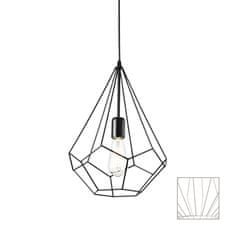 Ideal Lux Závěsné svítidlo Ideal Lux Ampolla-3 SP1 nero 148175 černé 30cm