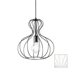 Ideal Lux Závěsné svítidlo Ideal Lux SP1 Ampolla-1 SP1 148502 černé 35cm