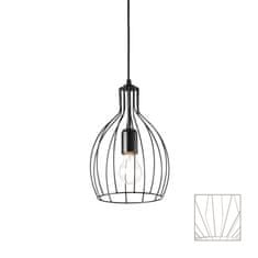 Ideal Lux Závěsné svítidlo Ideal Lux Ampolla-2 SP1 nero 148151 černé 20,5cm