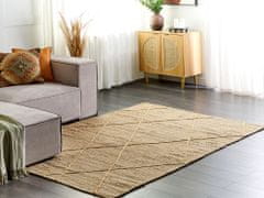Beliani Jutový koberec 160 x 230 cm béžový YUVACIK