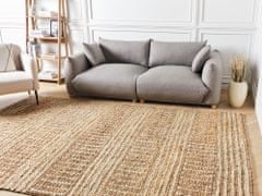 Beliani Jutový koberec 200 x 300 cm béžový KAMBERLI