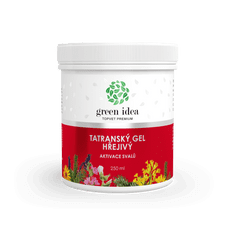 GREEN IDEA Tatranský bylinný gel - hřejivý 250 ml