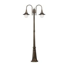 Ideal Lux Venkovní sloupkové svítidlo Ideal Lux Cima PT2 Antracite 246833 E27 2x60W IP43 antracitové