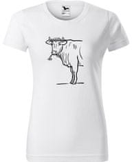 Hobbytriko Dámské tričko s krávou - Býk Barva: Tyrkysová (44), Velikost: S, Střih: dámský