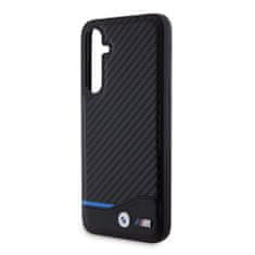 Bmw  M PU Carbon Blue Line Zadní Kryt pro Samsung Galaxy S23 FE Black