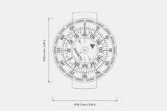 Suunto Kompas SK-8 bungee mount