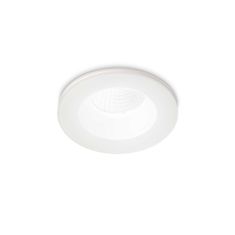 Ideal Lux LED Stropní zápustné bodové svítidlo Ideal Lux ROOM-65 ROUND BK 252032 8W 800lm 3000K IP65 9,8cm kulaté černé