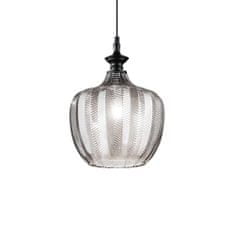 Ideal Lux Závěsné svítidlo Ideal Lux LORD SP1 AMBRA 263656 E27 1x60W IP20 23cm jantarové