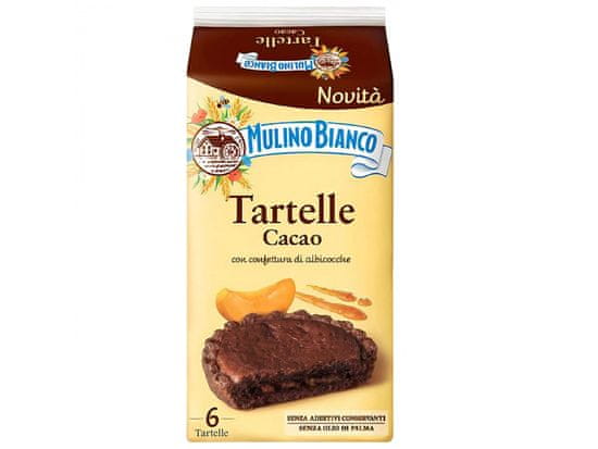 Mulino Bianco Mulino BIANCO Tartelle - Kakaové tartaletky s meruňkovou náplní 288g