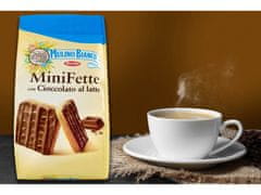 Mulino Bianco MULINO BIANCO Mini Fette - Italské mini sušenky poleté mléčnou čokoládou 110g 12 BALIKI