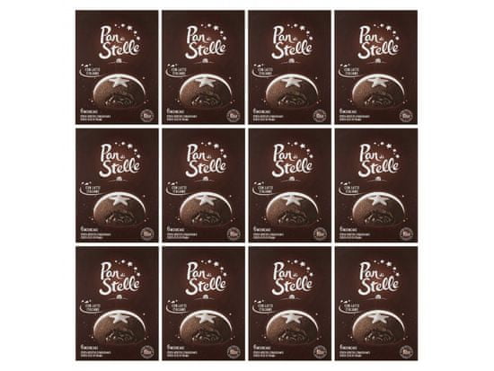 Mulino Bianco MULINO BIANCO MOONCAKE Pan di stelle - Italské sušenky s čokoládovou náplní 6x35g