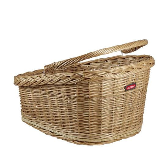 KLICKfix WICKER BASKET GT proutěný košík na zadní nosič hnědý