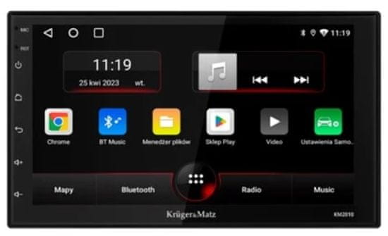 Krüger&Matz Autorádio Kruger&Matz KM2010 s Android 12 CarPlay/AndroidAuto