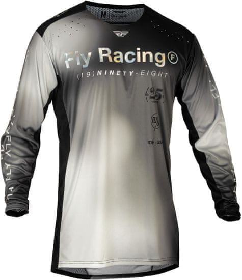 Fly Racing dres LITE, - USA 2024 (šedá/černá)