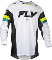 Fly Racing dres LITE, - USA 2024 (bílá/černá/hi-vis, vel. S)