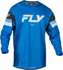 Fly Racing dres KINETIC PRIX, - USA 2024 (modrá/šedá/bílá, vel. S)