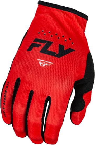Fly Racing rukavice LITE, - USA 2024 (červená/černá)