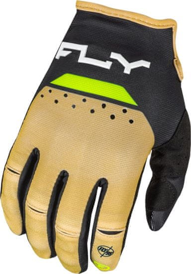 Fly Racing rukavice KINETIC RELOAD, -USA 2024 (okrová/černá/hi-vis)