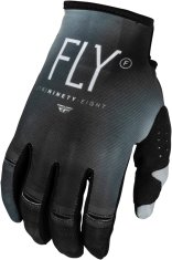 Fly Racing rukavice KINETIC PRODIGY, - USA 2024 dětské (černá/šedá, vel. YS)