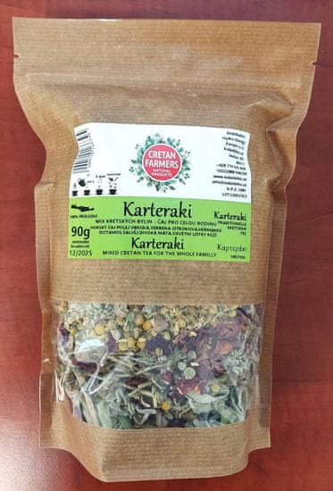 Cretan Farmers Bylinný čaj, směs "Karteraki" doypack 90 g, Cretan Farmers