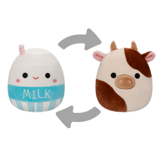 SQUISHMALLOWS 2v1 Kravička Ronnie a mléko Melly