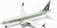 Herpa Boeing B737 MAX 8, Qatar Airways "2010s", Katar, 1/500