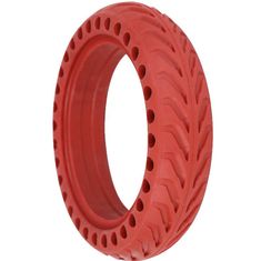 eWheel Barevná celogumová pneumatika pro Xiaomi koloběžky, červená