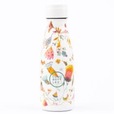 Cool Bottles Dětská nerezová termolahev Kids 3D třívrstvá 260 ml Spring Flowers