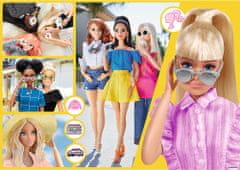 Trefl Třpytivé puzzle Barbie 100 dílků