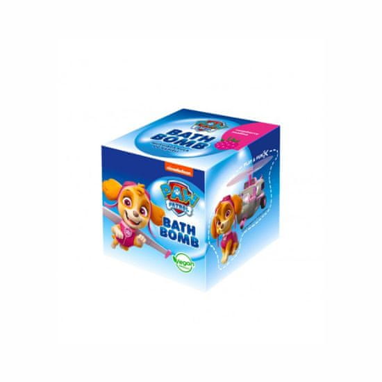 Paw Patrol Paw Patrol Šumivá bomba do koupele SKYE MALINA 165 g