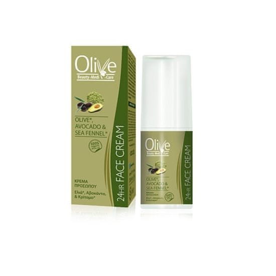 Minoan Life OLIVE 24h krém na obličej Avokádo a Motar přímořský 30 ml