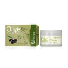 Minoan Life OLIVE 24h krém na obličej Oslí mléko 50 ml