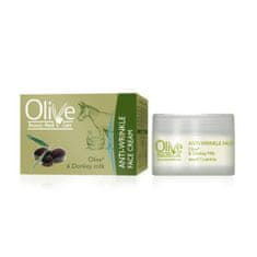 Minoan Life OLIVE Krém proti vráskám Oslí mléko 50 ml