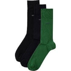 Hugo Boss 3 PACK - pánské ponožky BOSS 50469366-970 (Velikost 39-42)