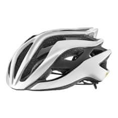 GIANT REV MIPS GLOSS METALLIC WHITE/MATTE METALLIC BLACK L 59-63CM CPSC/CE