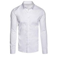 Dstreet Pánská košile MIL bílá dx2540 XL