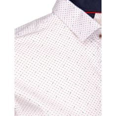 Dstreet Pánská košile POT bílá dx2555 3XL