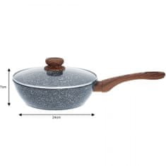 KINGHoff Kinghoff pánev / wok 24cm Granit Wood kh-1170 / 1583 KH1583